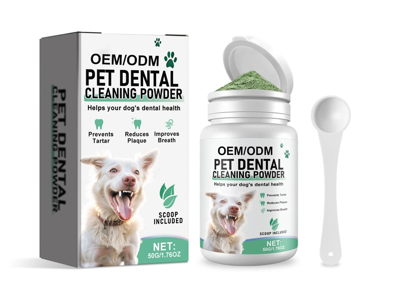 Natural Teeth Stain Remover Cleaning Powder For Dogs 1
