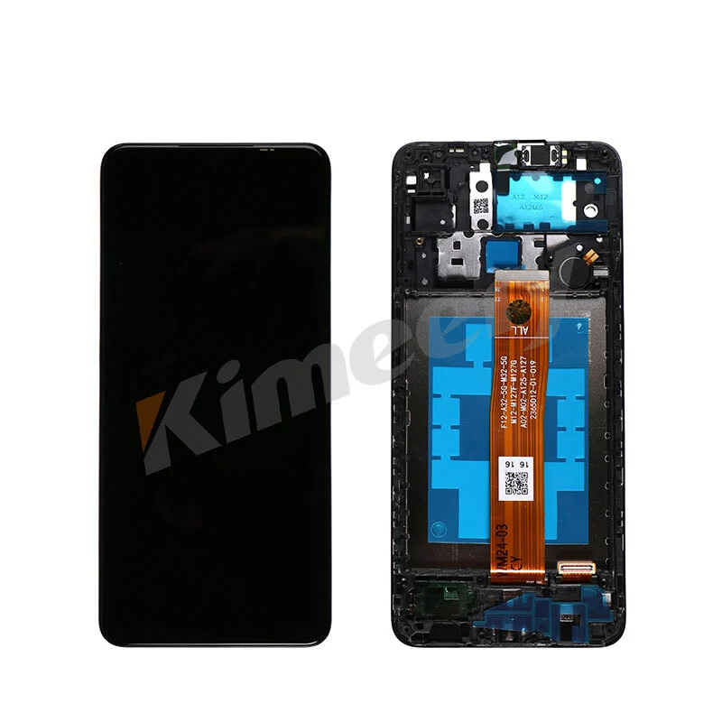 Conjunto de tela LCD de alta qualidade com peças para o Samsung Galaxy A12 1