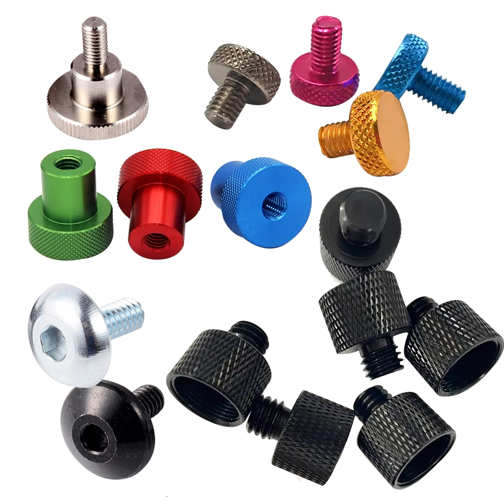 Stainless Steel & Aluminum Knurled Captive Panel Thumb Screws 1