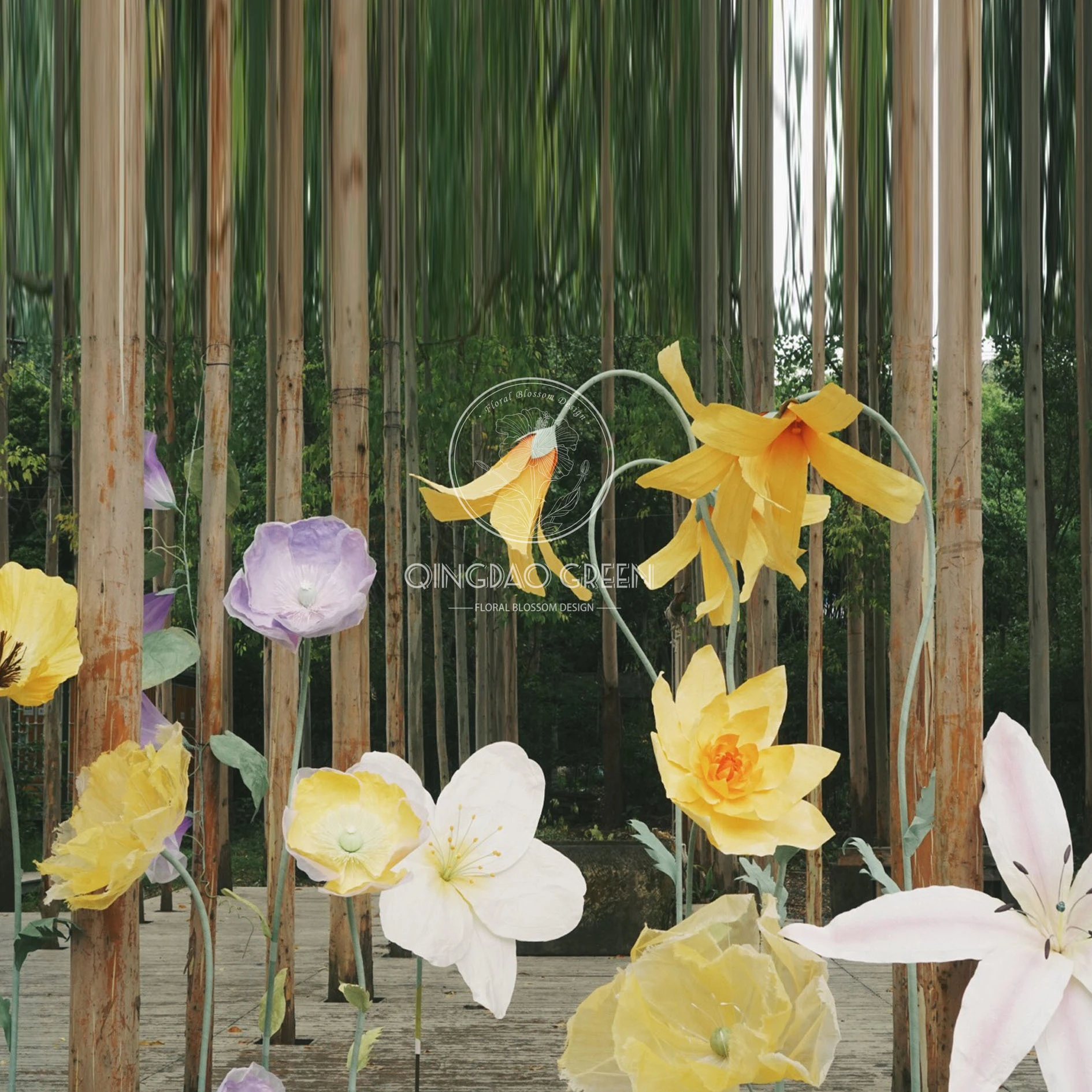 Large Tall Wedding Decorations Romantic Giant Flower