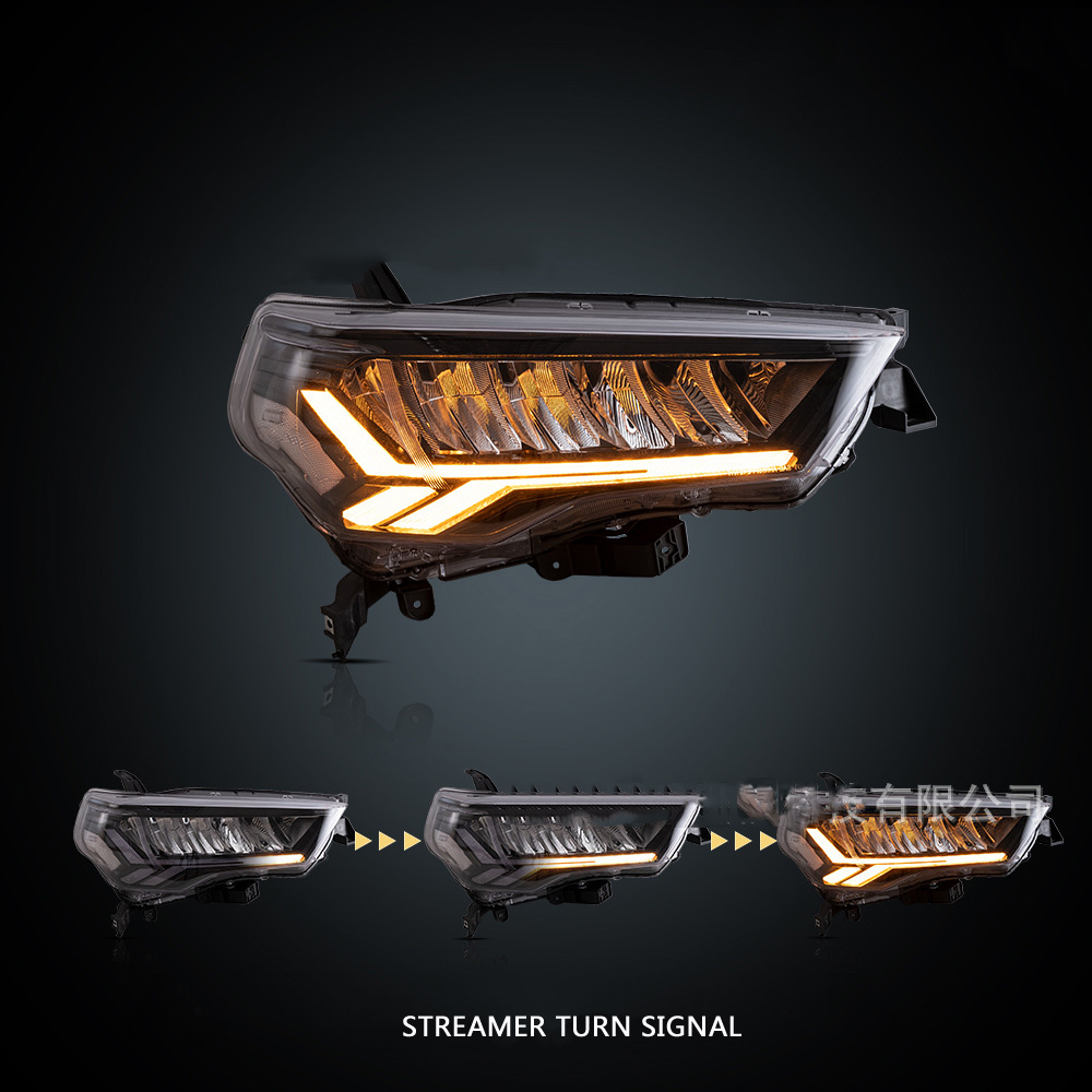 Assemblage des phares à LED de voiture pour Toyota 4 Runner 2014-2021 lampe avant 4