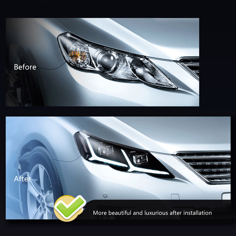 For Toyota Reiz LED Headlights Assembly 2010-2013 Front Lamp 5