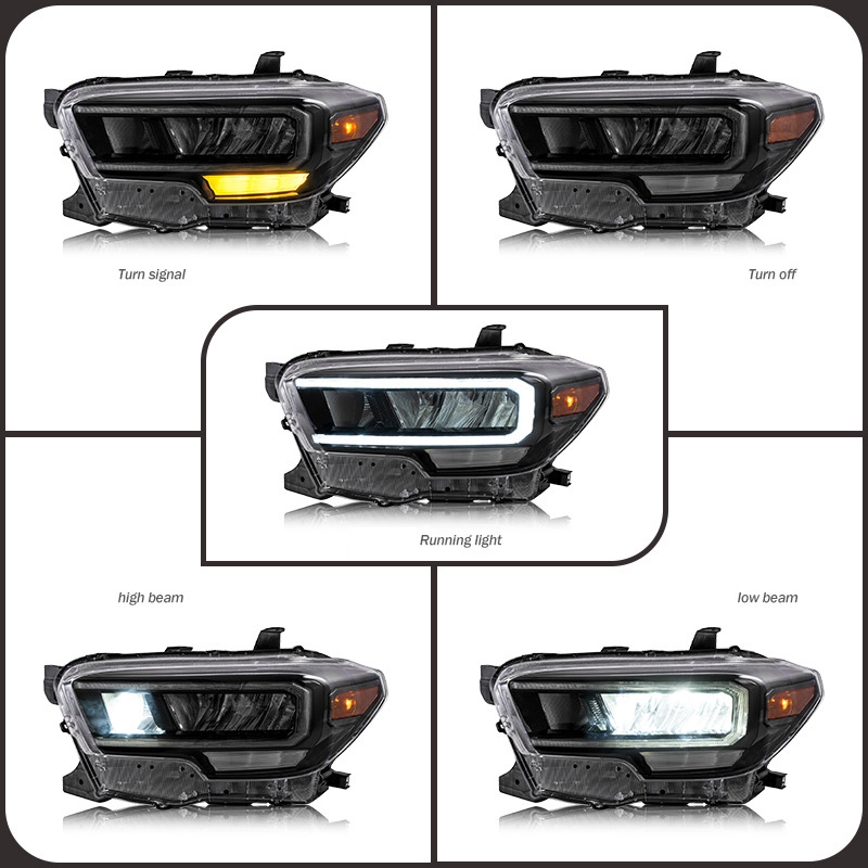 Car LED Headlight Assembly For Toyota Tacoma 2015-IN Front Lamp 3