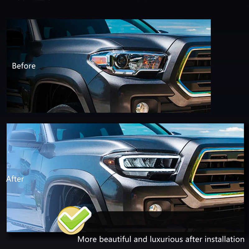 Car LED Headlight Assembly For Toyota Tacoma 2015-IN Front Lamp 4