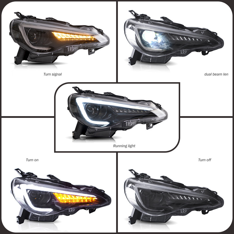 Car LED Headlights Assembly For Toyota 86 Subaru BRZ 2012-IN 3