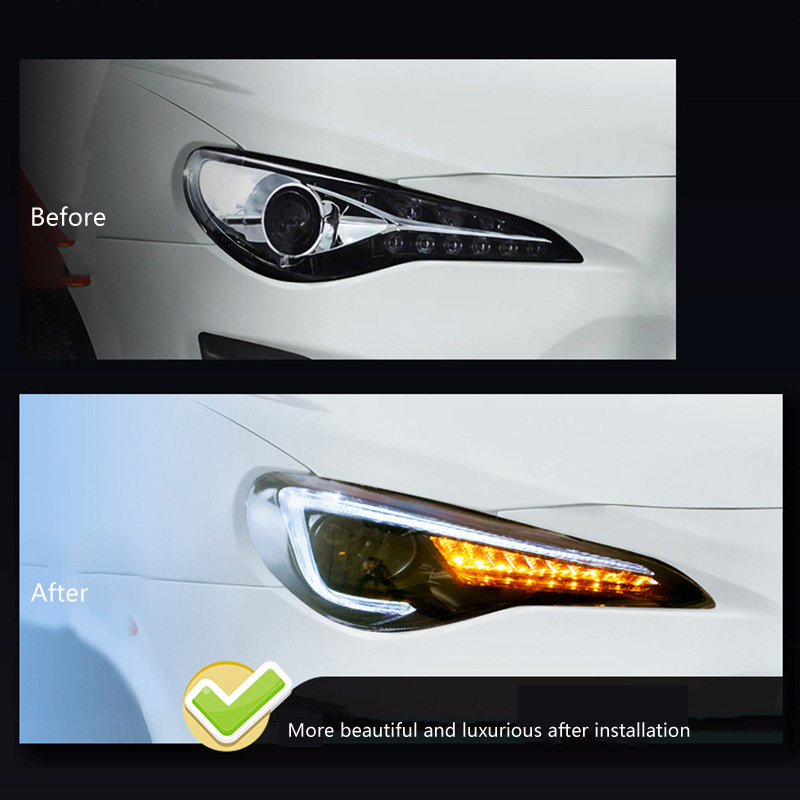 Car LED Headlights Assembly For Toyota 86 Subaru BRZ 2012-IN 5