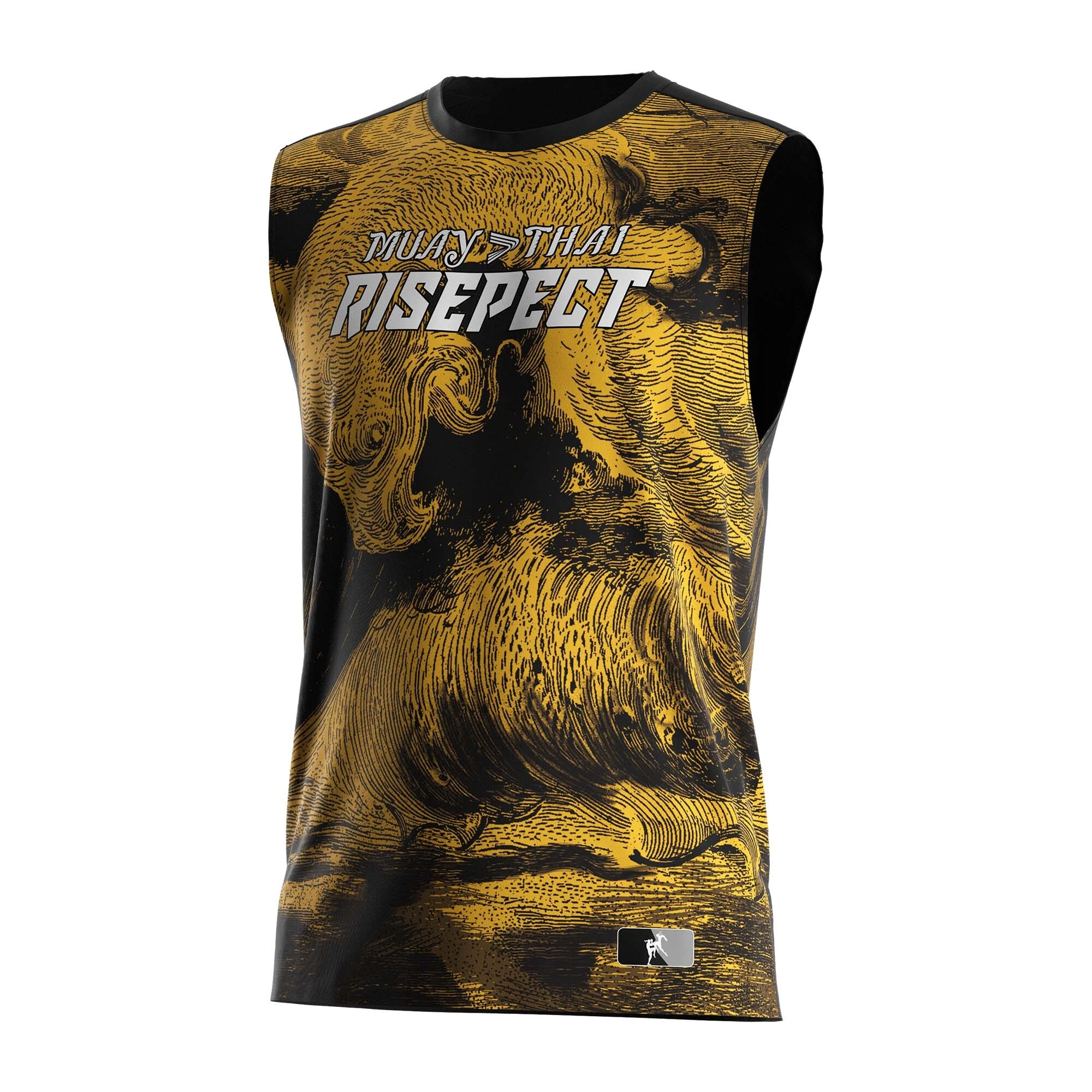 Python Fantasy Muay Thai Sleeveless Cotton T Shirts Boxing Wholesale 1