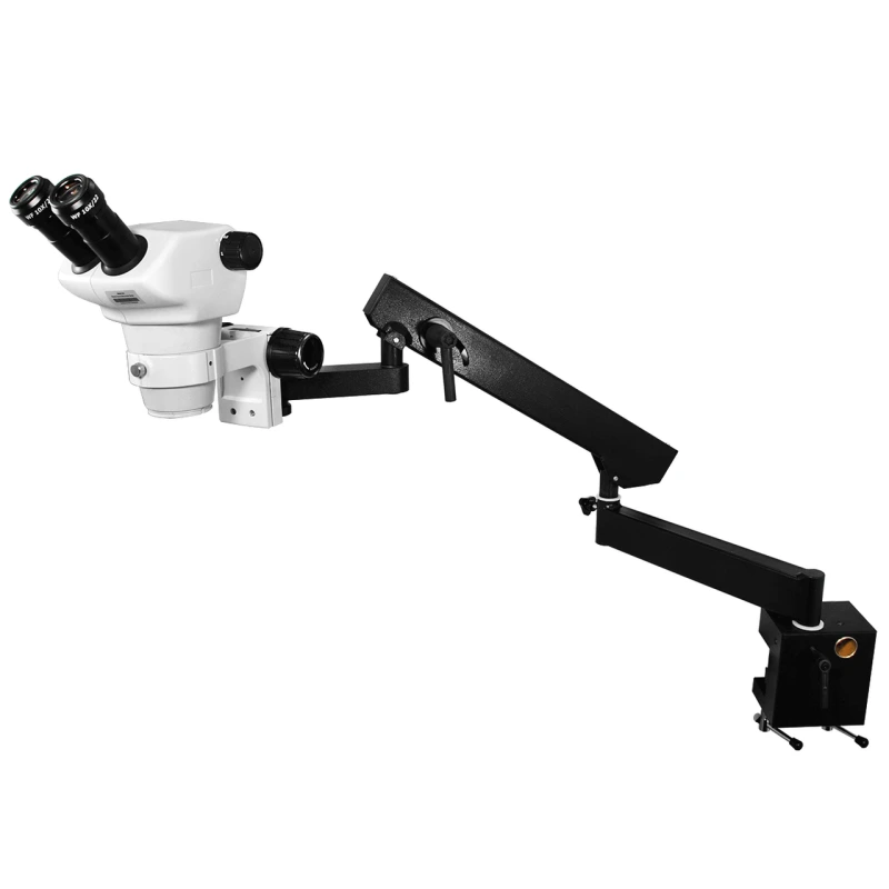 8X-50X Flexible Arm Boom Stand PCB Inspection Stereo Microscope 1