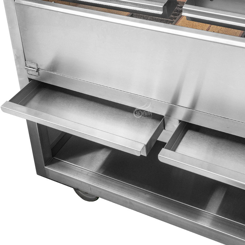 Barbecue de style Santa Maria avec foyer/braséro robuste (CG-3M) 8