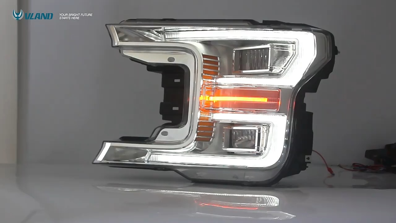 Car LED Headlights Assembly For Ford F150 Raptor 2018-IN Front Lamp 1