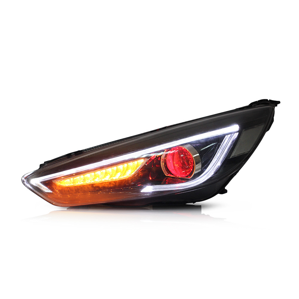 Faros LED para coche, luces de circulación diurna para Ford Focus 15-17 3
