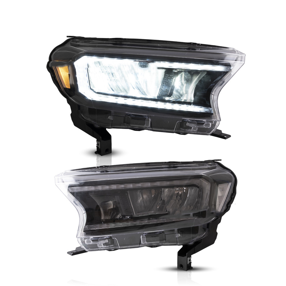 Headlights Assembly For Ford Ranger Daytime Running Lights Head Lamp 3