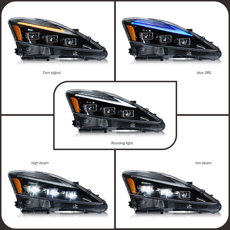 Car LED Headlights Assembly For Lexus IS250 IS300 2006-2012 5