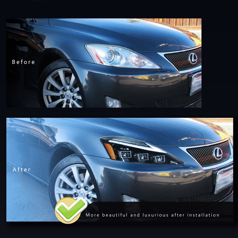 Car LED Headlights Assembly For Lexus IS250 IS300 2006-2012 6