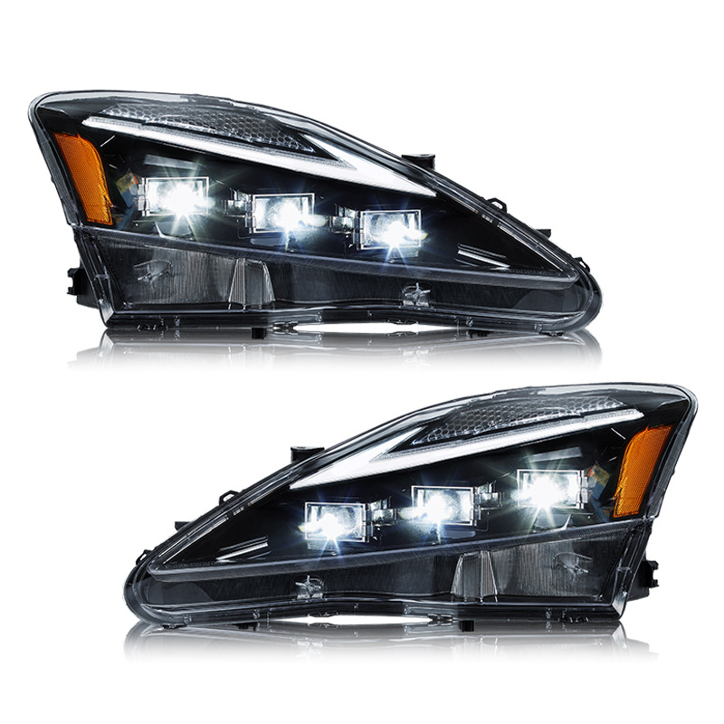Car LED Headlights Assembly For Lexus IS250 IS300 2006-2012 3