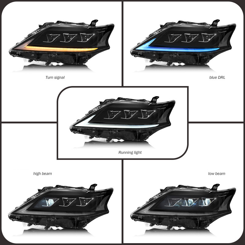 Auto LED Scheinwerfer Montage Für Lexus RX350 2012-2014 Front Lampe 2