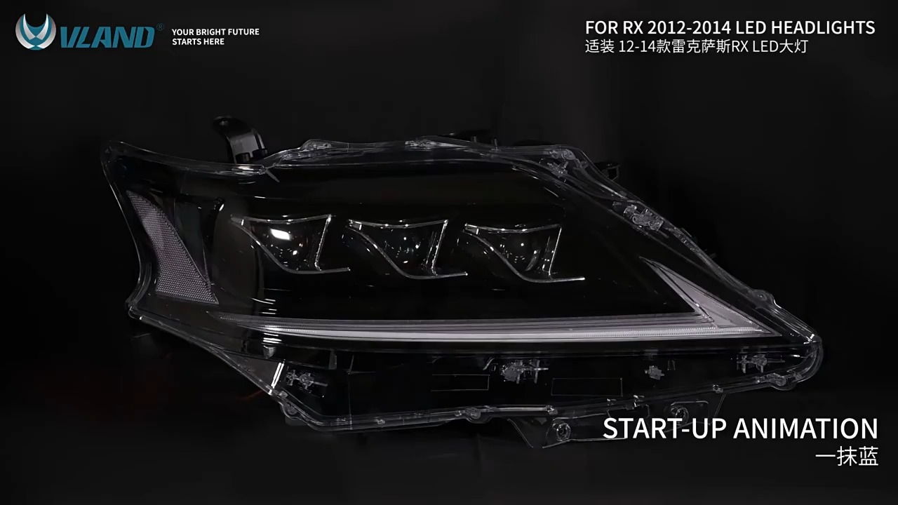 Auto LED Scheinwerfer Montage Für Lexus RX350 2012-2014 Front Lampe 1