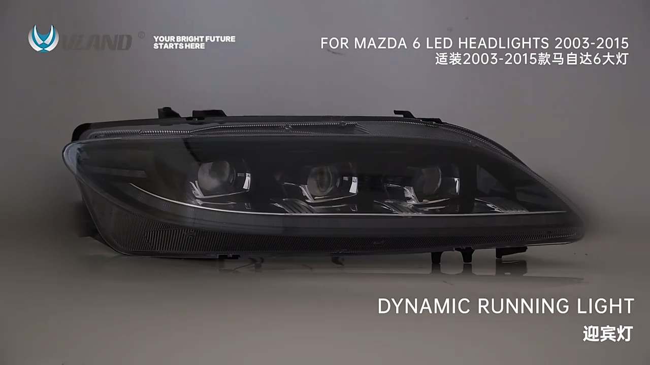 Car LED Headlight Assembly For Mazda M6 2003-2015 Front Lamp 1