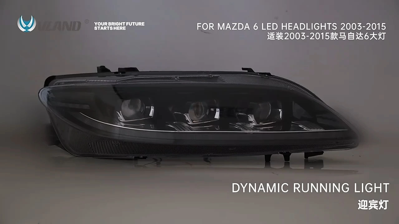 Car LED Headlight Assembly For Mazda M6 2003-2015 Front Lamp 1