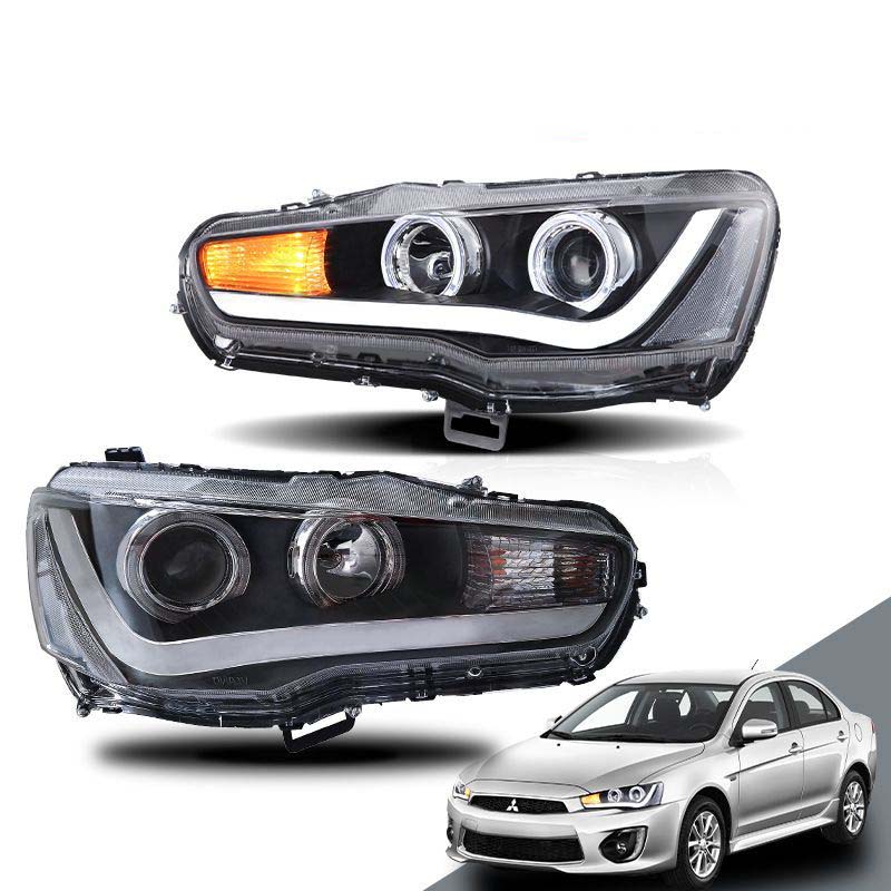 Car LED Headlights For Mitsubishi Lancer 2008-2016 Front Lamp 1