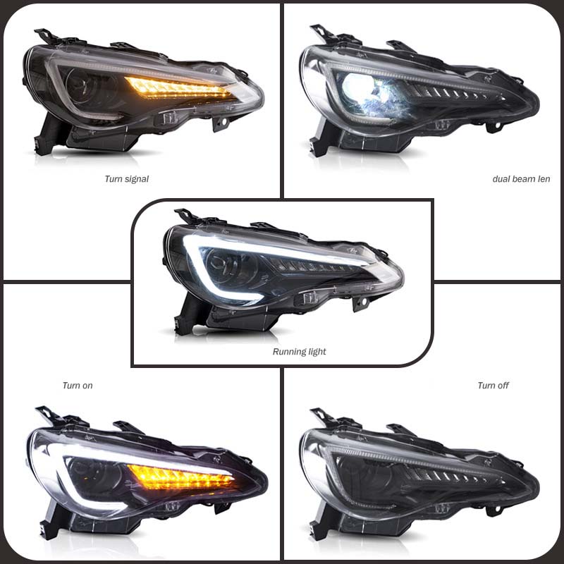 LED Car Headlights Assembly For Toyota 86 Subaru BRZ 2012-IN 3