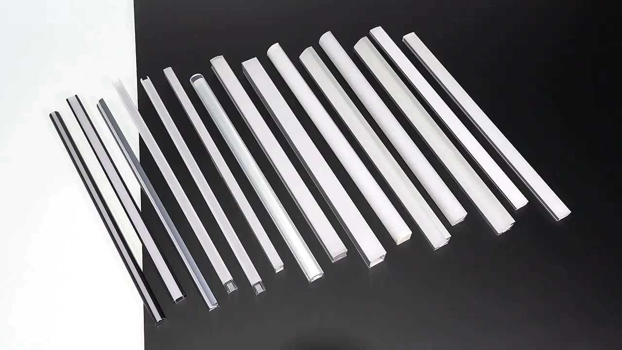 Customized Colors YG-0606A 6*6mm Embedded Led Aluminium Profile Channel for Led Strip Cabinet Lighting 1