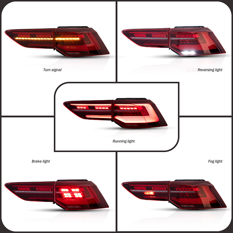 Luci posteriori a LED per auto, indicatori di direzione per Volkswagen Golf MK8 2020-IN 3
