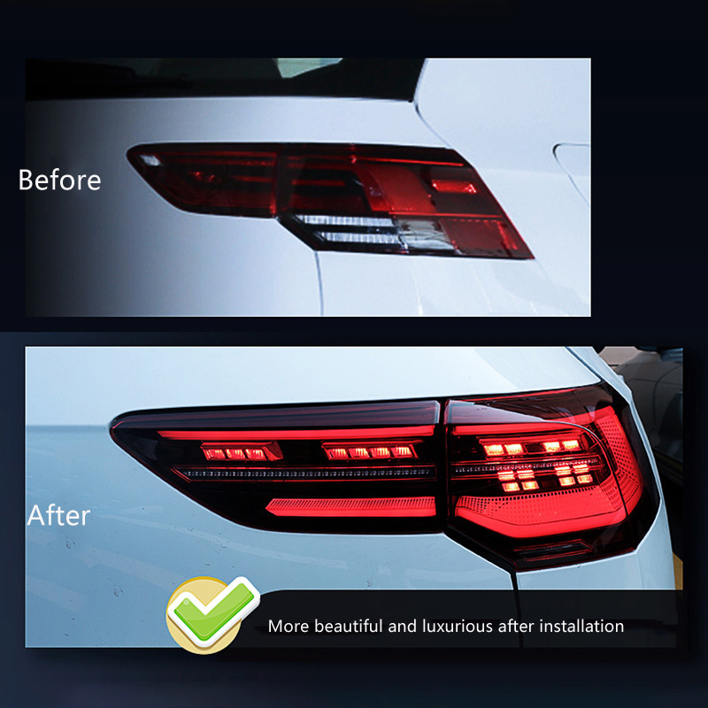 Luci posteriori a LED per auto, indicatori di direzione per Volkswagen Golf MK8 2020-IN 4