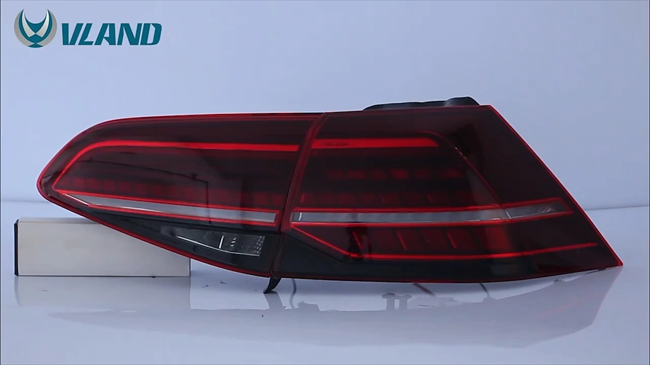 Conjunto de luces traseras LED para coche para Volkswagen Golf 7 2014-2020 Lámpara trasera 1