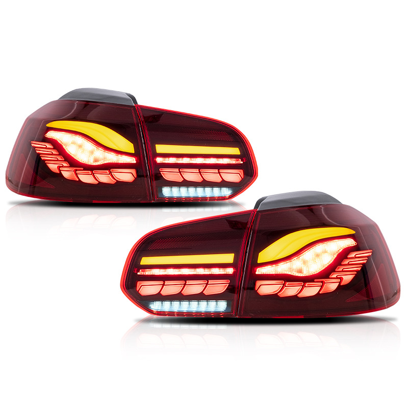 Car LED Taillights Assembly Rear Lamp For Volkswagen Golf 6 2