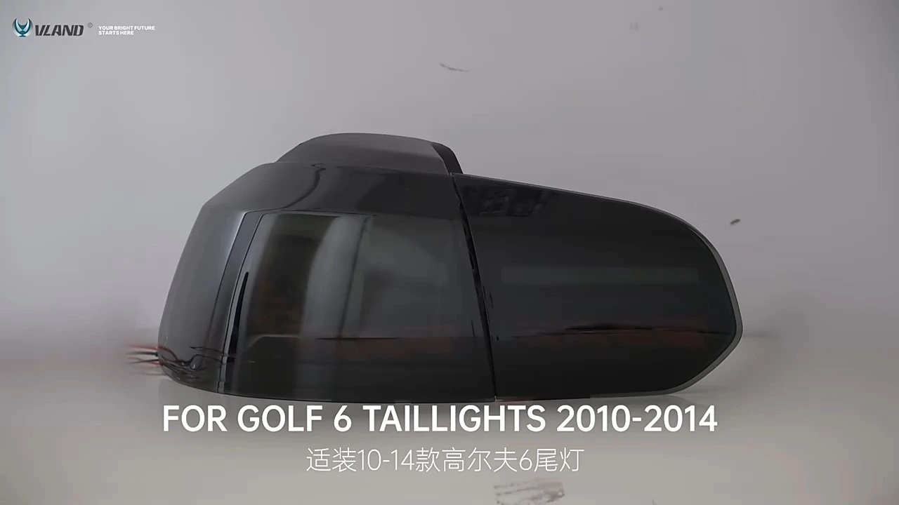 Автомобильные светодиодные задние фонари в сборе, задний фонарь для Volkswagen Golf 6 1