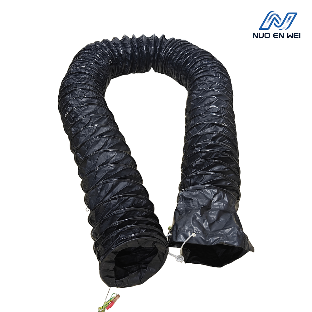 Abrasion-Resistant Anti-Static Flexible Duct | ESD-Safe Conductive Hose for Cleanrooms & Hazardous Areas NUOENWEI 2