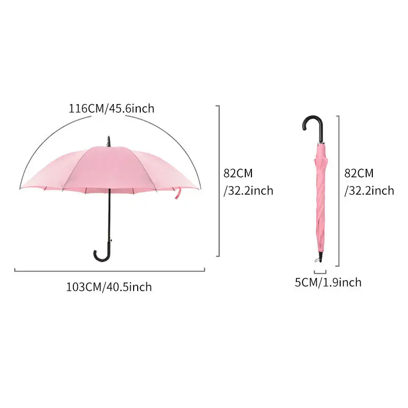 Walking Stick Umbrella Available for Specifications and Quantities by Blueprint Umbrella 4