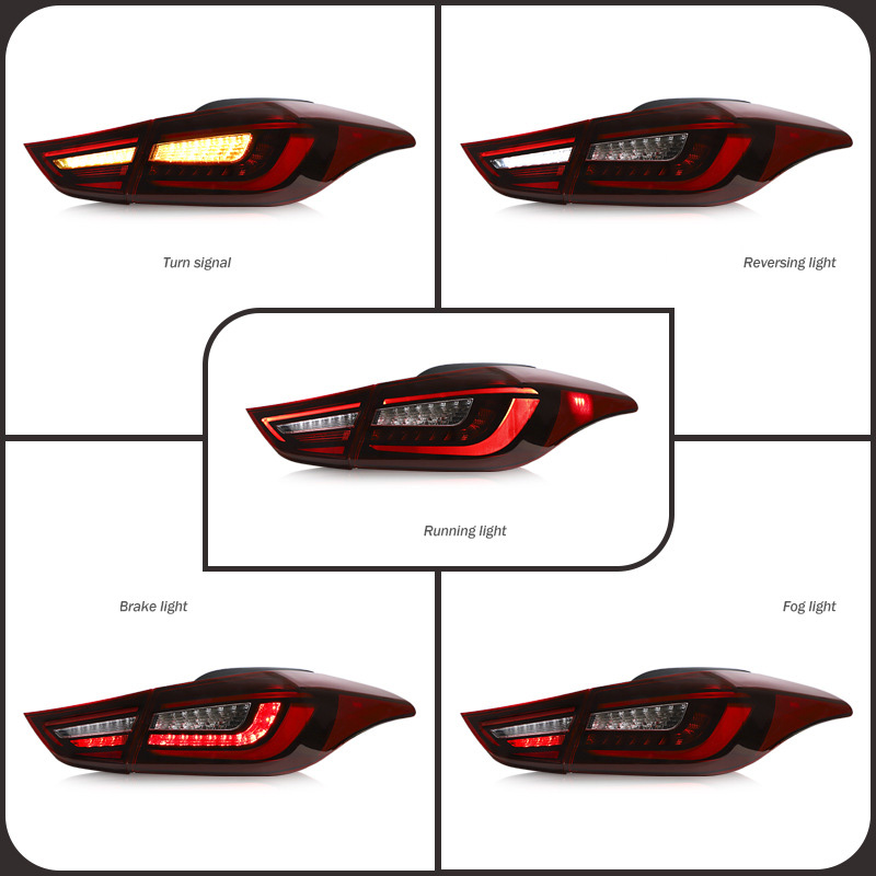 Car Tail Lamp Assembly Turn Signal For Hyundai Elantra 2012-2016 3