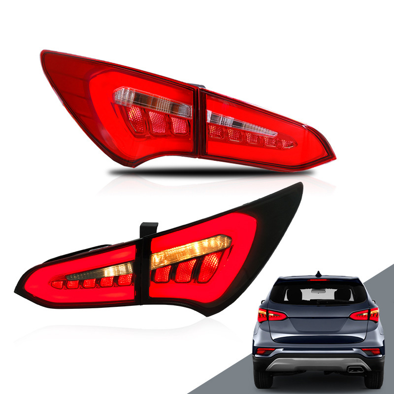 Car Taillight Assembly Turn Signal For Hyundai Santa Fe 2014-2018 1