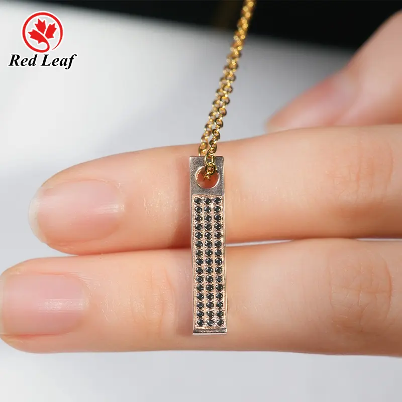 Lab Grown Diamond Jewelry Manufacturer PT950 - - Redleaf 3