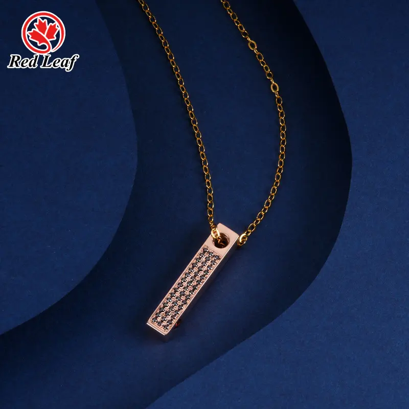 Lab Grown Diamond Jewelry Manufacturer PT950 - - Redleaf 6
