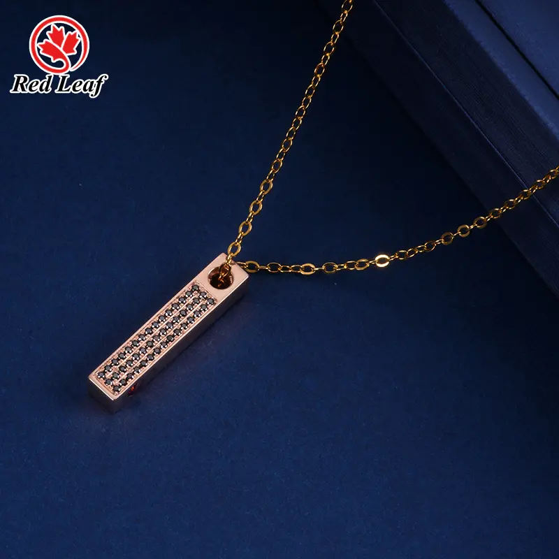 Lab Grown Diamond Jewelry Manufacturer PT950 - - Redleaf 8