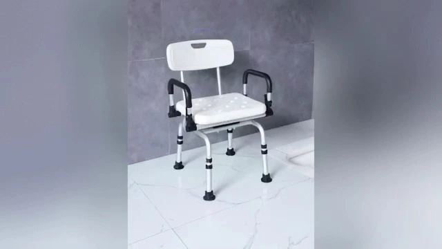 Rehabilitation Equipment Adjustable Shower Seat Aluminum Bath Chair Health Care Bath Chairs for Disabled 1
