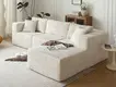 Corduroy Fabric Couch High Resilience Foam and Corduroy Fabrics - - Fansace 4
