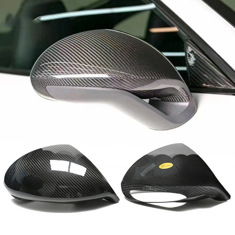 Car Rearview Mirror Cover Cap for Porsche GT2/GT3991 Sport Dry Carbon 1