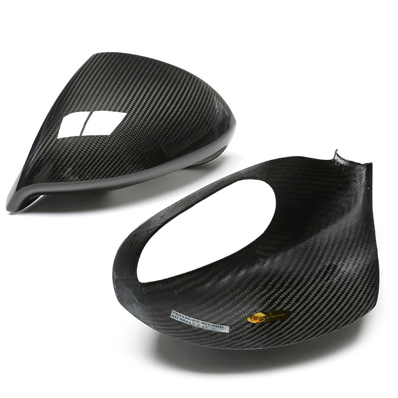 Car Rearview Mirror Cover Cap for Porsche GT2/GT3991 Sport Dry Carbon 2