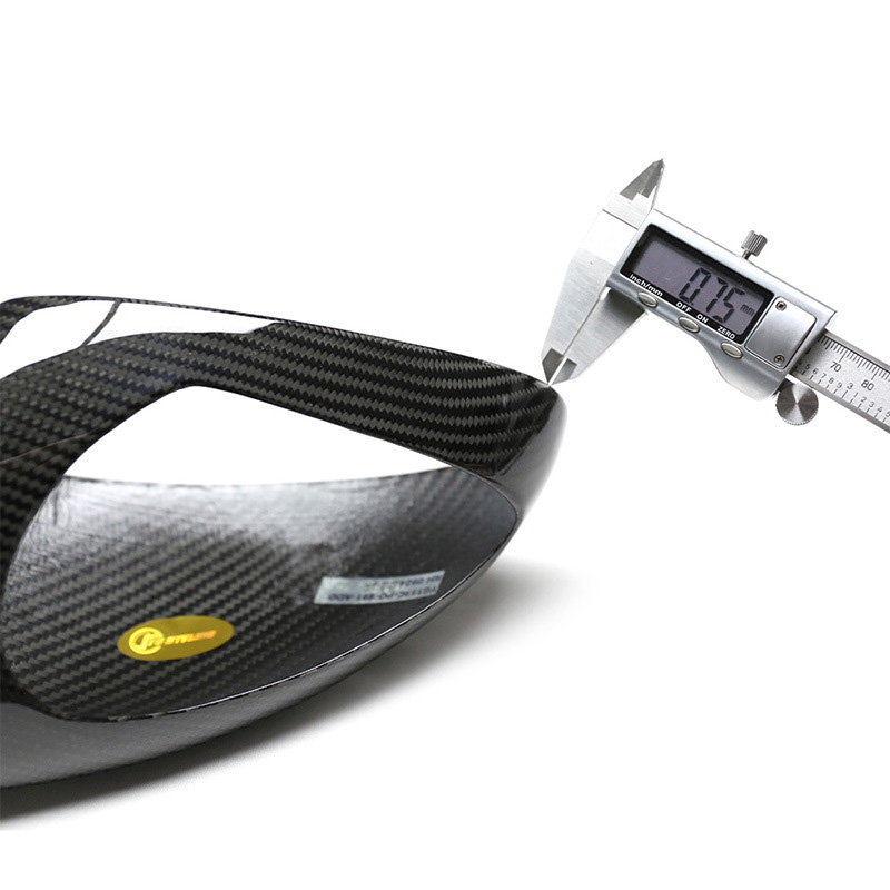 Car Rearview Mirror Cover Cap for Porsche GT2/GT3991 Sport Dry Carbon 3