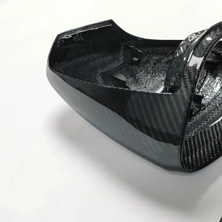 Tapas de espejo retrovisor de fibra de carbono para Porsche Panamera 971 1