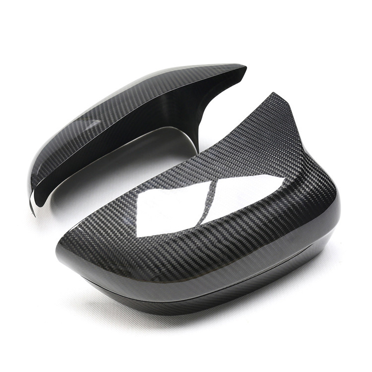 Car Dry Carbon Rear View Mirror Cover For BMW F90 F91 F92 M5 M8 3