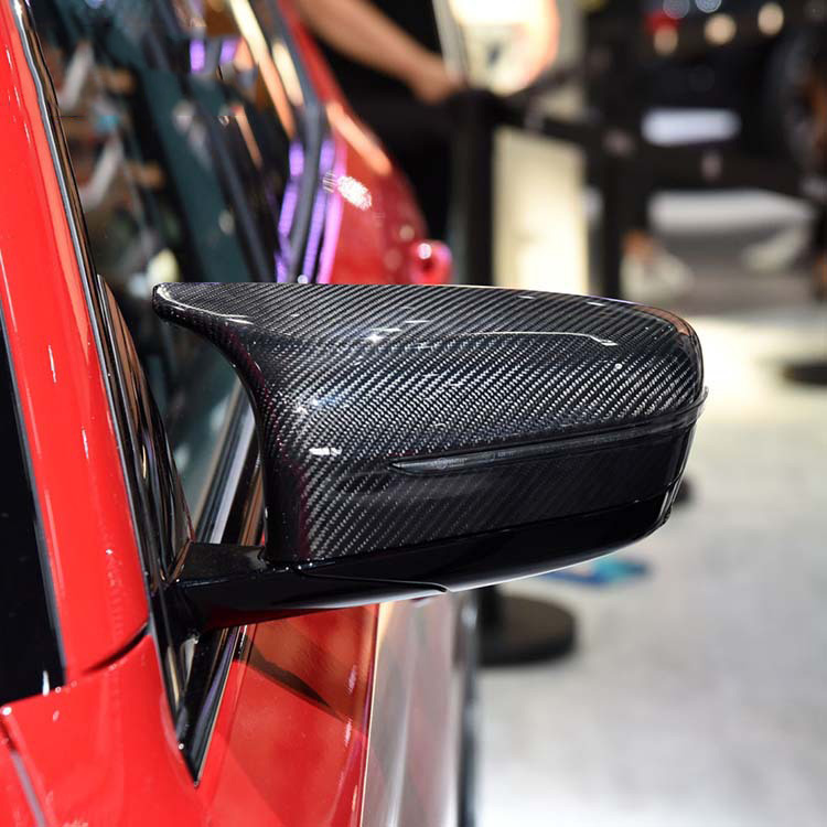 Car Dry Carbon Rear View Mirror Cover For BMW F90 F91 F92 M5 M8 4