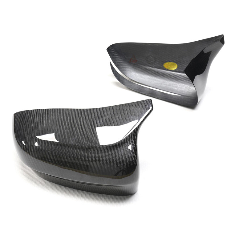 Car Dry Carbon Rear View Mirror Cover For BMW F90 F91 F92 M5 M8 2