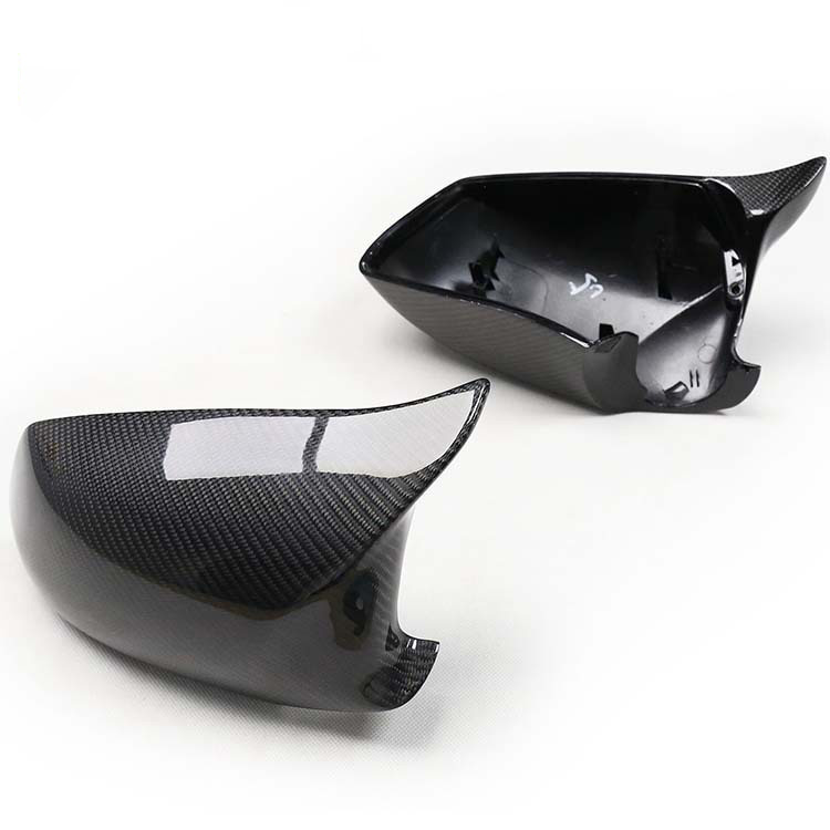 Car Rear View Mirror Cover Cap Carbon Fiber For BMW F10 F18 3