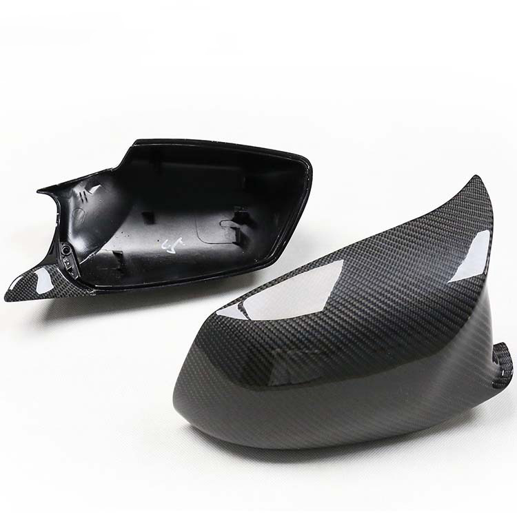 Car Rear View Mirror Cover Cap Carbon Fiber For BMW F10 F18 5