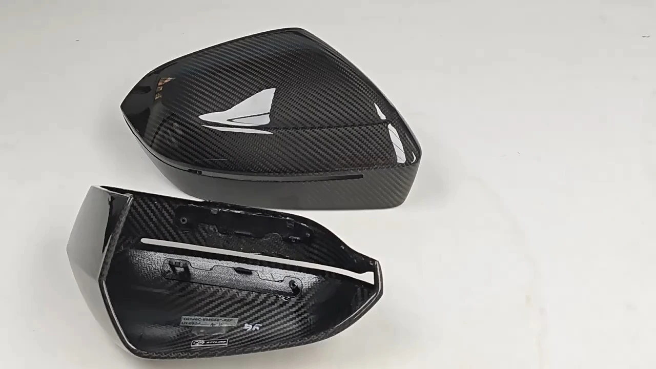 Capa de espelho retrovisor de carbono seco para BMW5 7 Series i5 G60 G68 G70 X3 G45 1
